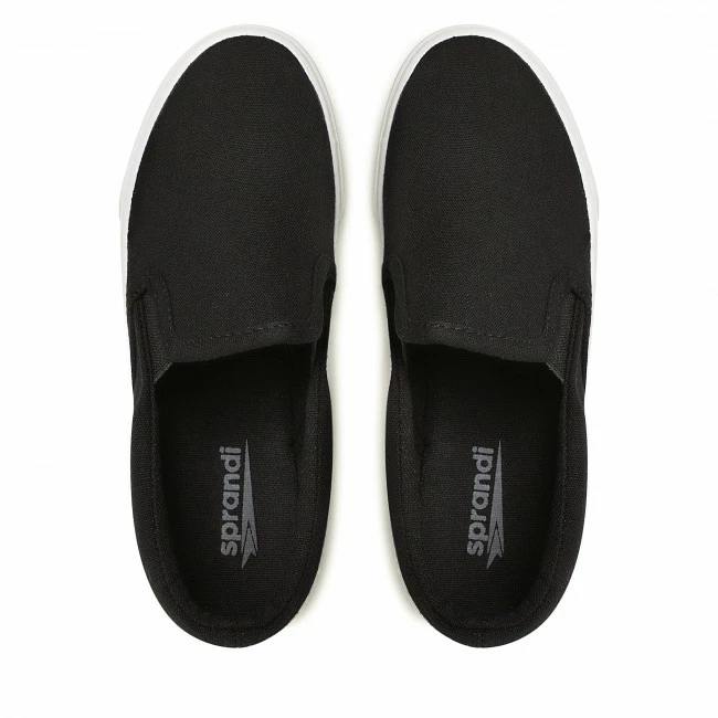 Slided Shoes Plimsolls SPRANDI - CP40-21138Y(IV)CH Black Black 5 Slided Shoes Plimsolls SPRANDI - CP40-21138Y(IV)CH Black Black - Image 5