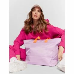 Canvas Totes & Shoppers Handbag SPRANDI - BST-S-112-77-05 Violet Purple -Sprandi Sales Store 10 5903698496900 mm