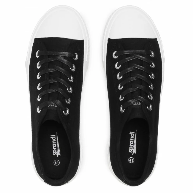 Plimsolls Sneakers SPRANDI - MSS20091-01 Black Black 6 Plimsolls Sneakers SPRANDI - MSS20091-01 Black Black - Image 6
