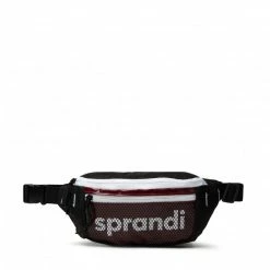 Women's Waist Pack SPRANDI - BSB-S-028-33-07 Maroon Dark Red, Black