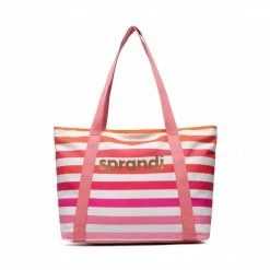 Canvas Totes & Shoppers Handbag SPRANDI - BSU-S-077-36-07 Pink Pink