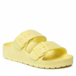 Clogs And Mules Slides SPRANDI - 69020 Yellow Yellow