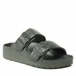 Clogs And Mules Slides SPRANDI - 69033 Khaki Green