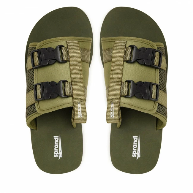 Clogs And Mules Slides SPRANDI - M0514-1 Khaki Green 6 Clogs And Mules Slides SPRANDI - M0514-1 Khaki Green - Image 6