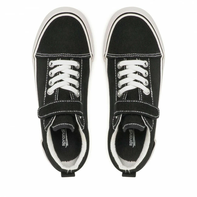 Velcro Plimsolls SPRANDI - CF19153-1 Black 1 Black 6 Velcro Plimsolls SPRANDI - CF19153-1 Black 1 Black - Image 6