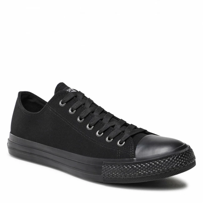 Plimsolls Trampki SPRANDI - MS-CZ049 Black Black 1 Plimsolls Trampki SPRANDI - MS-CZ049 Black Black