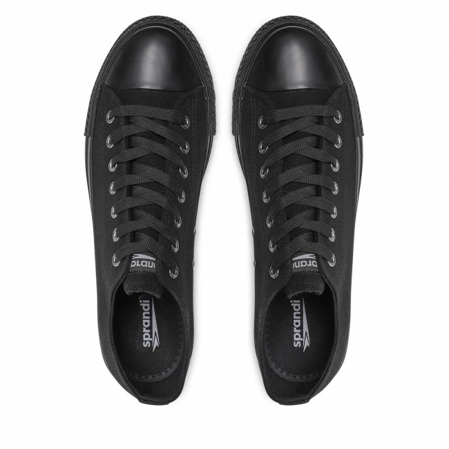 Plimsolls Trampki SPRANDI - MS-CZ049 Black Black 6 Plimsolls Trampki SPRANDI - MS-CZ049 Black Black - Image 6